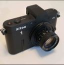 Nikon 1 V 1  Mirrorless digital Camera With COMPUTAR 8.5mm F1.3 TV LENS