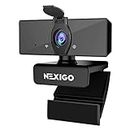 NexiGo 1080P Business Webcam with Software, Dual Microphone & Privacy Cover, NexiGo N660 USB FHD Web Computer Camera, Plug and Play, for Zoom/Skype/Teams/Webex, Laptop MAC PC Desktop