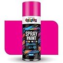 Cellux 2X Ultra Cover Fluorescent Pink Spray Paint | DIY, Quick Drying with Premium Gloss Finish for Metal, Wood, Wall & other Surfaces - 400 ML