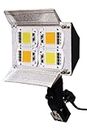Prolite LED B4 Continuous Video Light (Sungun Light) (4 LED) for Camera Lighting and Video Shoot (Warm Light Color Output)