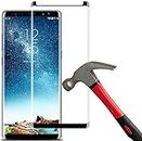 [2Pack] for Galaxy Note8 Screen Protector, 9H Tempered Glass,3D Curved, HD Clear, Case Friendly Bubble-Free for Galaxy Note8 Tempered Glass