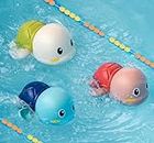 Zest 4 Toyz Swimming Bath Toys for Toddlers 1-3, Floating Wind Up Toys for 1-5 Year Old Boy Girl, New Born Baby Bathtub Water Toys, Kids Pool Toys (Turtle)(Pack of 1) Made in India