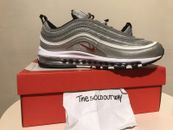 Nike Air Max 97 Silver Bullet OG Swoosh Red New Con Box Grigio Classic  2017/18