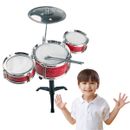 Kids Desktop Drum Kit Set Miniature Musical Instrument Fun Christmas Toy Gift