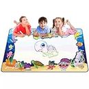 SOKA® 150 X 90 cm Large Size Magic Water Doodle Drawing Mat Colouring Handwriting Painting Pad Toy Educational No Mess for Children Kids Girls Boys