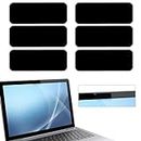Webcam Cover, 6 Pieces, Laptop Camera Cover, Privacy Shielding Capacity is Twice as Big as The Traditional, Suitable for Computer Mobile Phones, laptops, Tablets and so on (Black 6-Piece Pack)