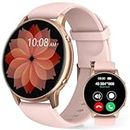 TUYOMA Smartwatch Damen-1,3 Zoll Touchscreen Smartwatch mit Telefonfunktion, IP68 Wasserdicht Fitnessuhr Damen mit Herzfrequenz, SpO2, Schlafmonitor, für iOS und Android