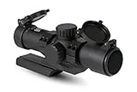 Monstrum Stealth 4x30 Fixed Magnification Scope | Black | MX1 Reticle