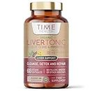 Organic Liver Tonic - Advanced Liver Cleanse, Detox & Repair - 60 Capsules - Made with Hepure™ - Natural Formula - UK Made Supplement - GMP Standards - Zero Additives