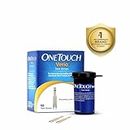 OneTouch Verio Test Strips | Pack of 50 Strips | Blood Sugar Test Machine Testing Strips | Global Iconic Brand | For use with OneTouch Verio Flex Glucometer
