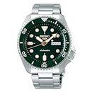 Seiko Stainless Steel Analog Green Dial Men Watch-Srpd63K1, Bandcolor-Silver