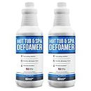 2 Pack Hot Tub, Pool & Spa Defoamer (32oz/ Bottles) – Quickly Removes Foam Without The Use of Harsh Hot Tub Chemicals, Eco-Friendly & Safe with Silicone Emulsion Formula. Get The Foam Down