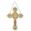 Artvibes Holy Cross Wall Hanger for Home Decor | Office | Living Room | Gifts | Wall Decorative Items for Bedroom | Door Hanging | Modern Decoration Items | Artworks Wall Hangings (WH_5512N)