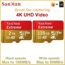 Micro TF SD Card 1TB V30 4K Memory Card High Speed U3 SD/TF Card 128GB For Nintendo Switch Ps4 Ps5