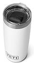 YETI Rambler, Stainless Steel Vacuum Insulated Tumbler with Magslider Lid, White, 10oz (296ml)