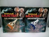 Larami Hong Kong / Battlestar Galactica - Battle Cruisers - TV Movie Cars x2