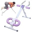 HOTSWEAT Ab Workout Equipment Ab Machine, Core & Ab Trainer Machine at Home Gym, Portable Abdominal Exercise Machine, Ab Roller for Stomach with LCD Monitor