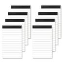 8 Pack Small Notepads Refills Notepad Replacement Refills Memo Pads 3 x 5 in Lined Writing Note Pads with 30 Sheets Paper in Each Pad Mini Pocket Notebook Refills for Taking Notes White Writing Pads