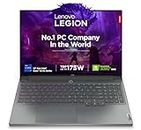Lenovo Legion 7 Intel Core i9-12900HX 16" (40.64cm) QHD IPS 165Hz 500Nits Gaming Laptop (32GB/1TB SSD/Win 11/Office 2021/NVIDIA RTX 3080Ti 16GB/Alexa/3 Month Game Pass/Storm Grey/2.53Kg), 82TD009KIN