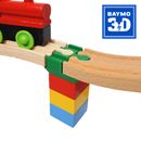 Train Track Adaptor - Connect Duplo To Wooden Track - Bridge Support Connector