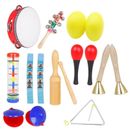 10Pcs Kids Musical Instruments Toy Rattle Shaker Percussions Rhythm Toy