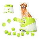 jovani Dog Automatic Ball Launcher, Indoor/Outdoor Small Dog Ball Launcher with Free 9 PCS Balls, Work 4~5 Hours on Full Charge Three-Speed Control Interactive Dog Fetch Machine Toy for Small Dogs