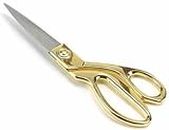 Bekner BKN-00GK36S Golden Premium Professional Stainless Steel Scissor for Household purposes Steel All-Purpose Scissor (Steel, Gold)