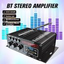 12V HiFi Bluetooth Power Amplifier Mini Stereo Audio AMP Remote Home FM <с Y2F0