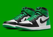Nike Jordan 1 Retro High OG Black and Lucky Green Shoes DZ5485-031 SIZE 5
