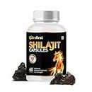 Nutrafirst Ayurvedic Pure Shilajit Extract Capsules for Men & Women for Strength & Energy 60 Capsules (Pack of 1)