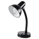 HOMELIFE 35w 'Classic' Flexi Desk Lamp with Versatile Flexible Neck - Integral On/Off Switch - Approx. 34cm Height - L958BK - Onyx Black