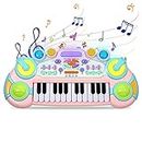 Cozybuy Piano for Kids, 24 Keys Kids Piano for Toddlers 1-3, Multifunctional Toddler Piano Girl Toys Baby Piano Kids Keyboard for Toddlers, Birthday Gifts for 1-6 Years Old Boys and Girls Gifts