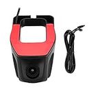 Car Camera DVR, USB DVR Driving Video Recorder GPS HD 1080P Dash On-Dash Cam Front and Rear Cameras for Cars