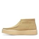 Clarks Men's Wallabee Cup Boot Oxford, Maple Suede, 12