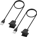 Charger for Fitbit Alta HR Fitness Trackers, Replacement USB Charging Cable Cord for Fitbit Alta HR [2-Pack, 1m/3.3ft] (2)