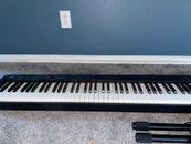 Casio keyboard 88 keys black used large comes with stand