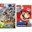 Mario Strikers: Battle League Football (Nintendo Switch) + Nintendo eShop Carta regalo 15€ (Codice download - EU)