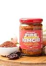 Bombucha Fire Kimchi,Korean Style Fermented Nappa Cabbage Flavoured with Bhut Jolokia 450g | 100% Veg | Traditionally & Naturally Fermented | Raw & Unpasturized I No preservative I No artificial Flavoruing I No Vinegar I Healthy Food I Enjoy with Ramen Noodles