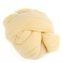 Filato di lana Roving, 8 colori, 55 g, ago, feltro di lana Roving, ragni, cucito a mano, materiale fai da te (crema)
