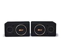BMB CSJ-08 8" 240W 2-Way Speakers (Pair) for Listening Music, Karaoke. Meetings, Parties, KTV, Conference Rooms, Restaurants, Coffee Shops, Home Entertainment, and More.