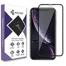 ACUTAS Tempered Glass Screen Protector Compatible For iPhone XR / 11 Tempered Glass with Edge to Edge Coverage and Easy Installation Kit