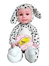 SHINETOY Musical LOL (Laugh Out Loud) Realistic Baby Toy with Moving and Arms, Plush Doll Animated Talking Singing Toy, Assorted Colour