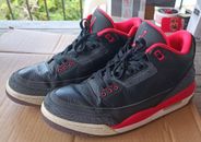 Air Jordan 3 Retro 'Crimson' 2012 Used Size 44.5 US 10.5 Style Code: 136064-005