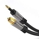 KabelDirekt – 3m – Mini-TOSLINK Cable (Digital Audio Cable, Optical, TOSLINK to Mini-TOSLINK, Fiber Optic, transmits Digital Audio Signals to TVs/amplifiers/Hi-Fi Systems, Black)