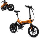 Swagtron Folding Electric Bike Removable Battery 7-Speed 16" Wheels EB7 Plus