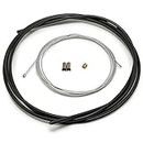 Easyboost Throttle Cable 2 Metre Universal Gas Cable with Coating and Screw Nipple for Carburettor Throttle Grip for Scooters, 50 cc Moped