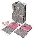Pack Pretty Double Doll Carrier with 2 Sleeping Bags for 18-inch Dolls (fits American Girl Dolls)