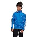 adidas Men's Cotton High Neck;V-Neck Track Suit Jacket (H09113_L_BLUBIR_Blue_L)