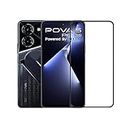 NEW'C Tempered Glass Screen Protector For Tecno Pova 5 Pro 5G Cellphone(Pack Of 1)