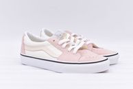 Women's Vans Sk8-Low 2-Tone Suede Lace Up Skate Shoes Rose Smoke Pink, Size 10